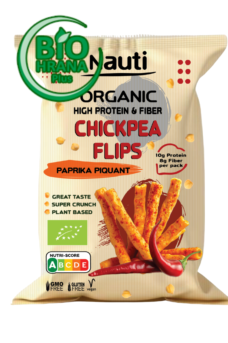 Flips nauti, organski, pikant 55g 